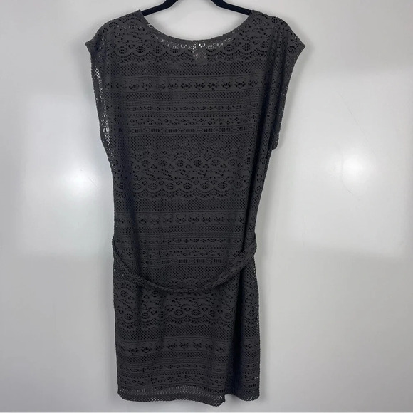 Merona Dark Grey Swim Suit Cover Up Dress Size Medium - Picture 2 of 6